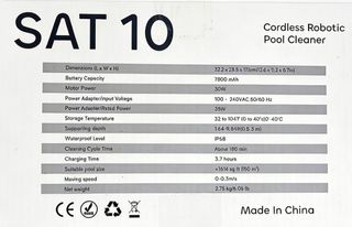 SIN ABRIR Limpiafondos Robótico Para Piscinas 30W