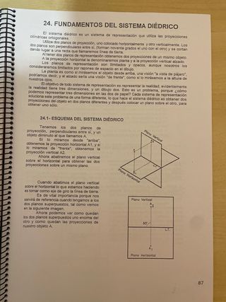 Cuaderno de fundamentos básicos de dibujo técnico.