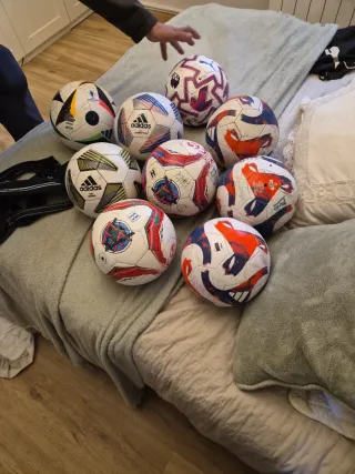 Lote 7 Balones Fútbol Adidas y Otros
