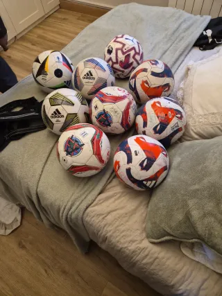 Lote 7 Balones Fútbol Adidas y Otros