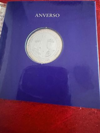 Moneda Plata Ruta Quetzal 1998 3 Euro