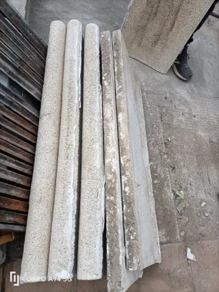 Piedra para piscina color beige-blanco