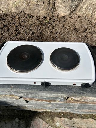 Placa eléctrica doble