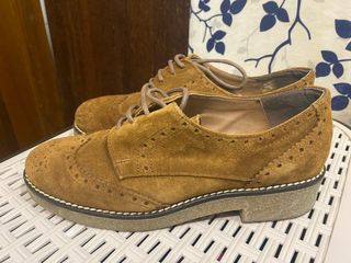 Zapatos Oxford Mujer Talla 39 Marrones