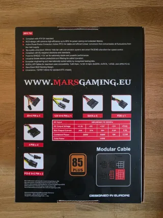 Alimentatore Mars Gaming MPII750 750W