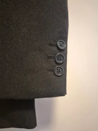 Traje azul marino oscuro talla grande