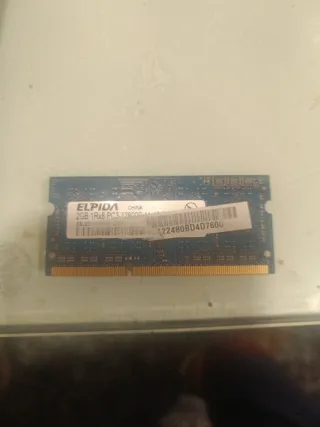 Memoria RAM Elpida DDR3 2GB