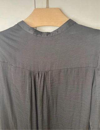 Camisa Trafaluc negra con bolsillos