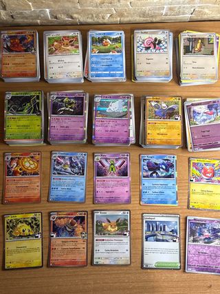 Lotto 500 carte Pokémon miste