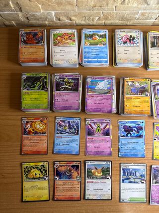 Lotto 500 carte Pokémon miste