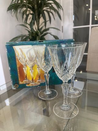 3 Copos Cristal Francês Salzburg 24% PbO