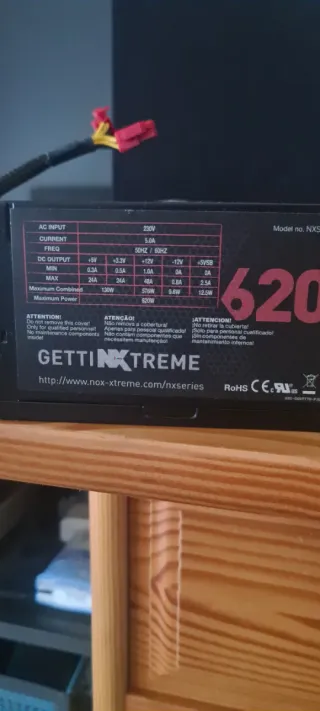 Fuente Alimentación NOX NX 650W nueva