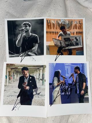 Fotos firmadas de Cepeda