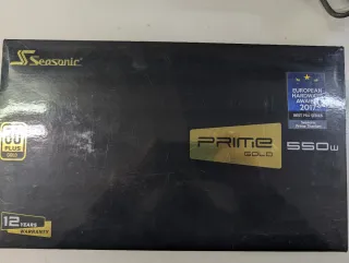 Fuente Seasonic Prime Gold 550W 80 Plus Gold