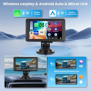 Radio Coche Portátil 7 con CarPlay