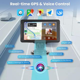 Radio Coche Portátil 7 con CarPlay