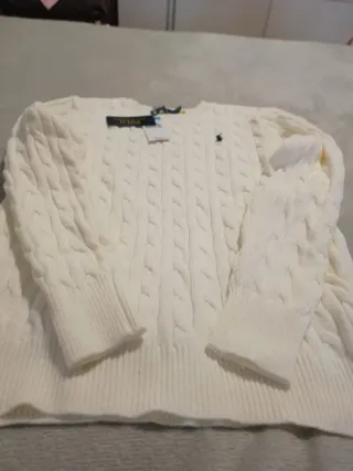 Jersey Ralph Lauren Blanco Talla M