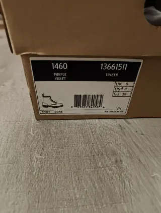 Botas Dr. Martens 1460 Morado Talla 39