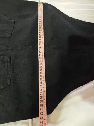 Peto vaquero negro Stradivarius T38