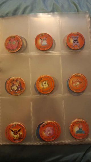 Tazos Pokémon Antiguos Colección