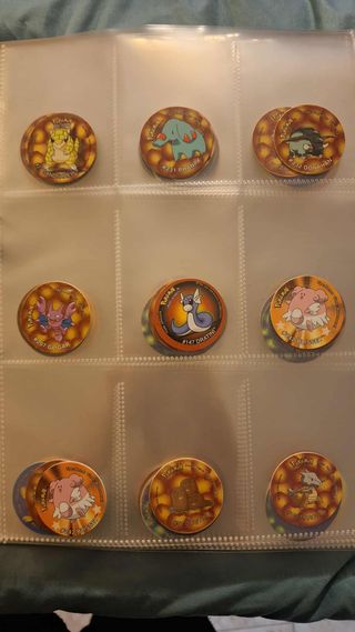 Tazos Pokémon Antiguos Colección