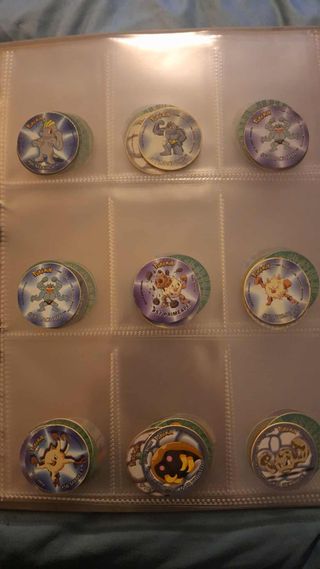Tazos Pokémon Antiguos Colección