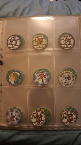 Tazos Pokémon Antiguos Colección