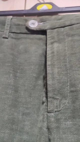 Pantalón Chino de pana Scalpers Verde Talla 42