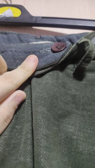 Pantalón Chino de pana Scalpers Verde Talla 42