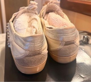 Zapatillas Golden Goose Beige/Plata Talla 38