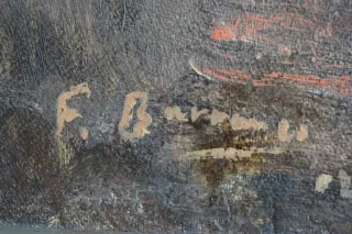 Cuadro al óleo gran formato