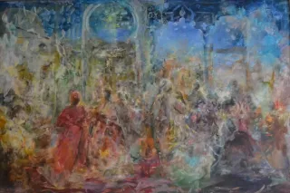 Cuadro al óleo gran formato