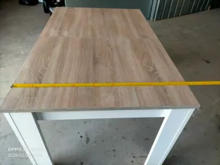 Mesa de comedor y mueble TV madera  660552139