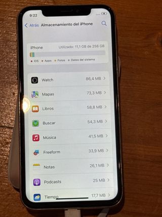 iPhone X 256 GB Plata