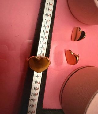 Conjunto Tous Corazón Oro Rosa