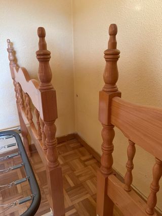 Juego de 2 cabeceros de cama de madera