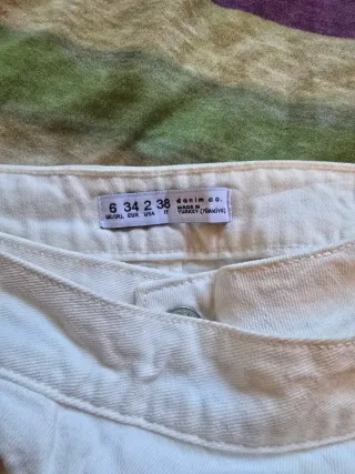 Falda pantalón blanca nueva