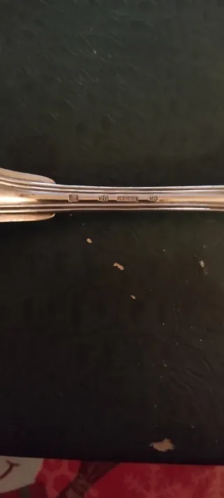 Cubiertos de plata antiguos