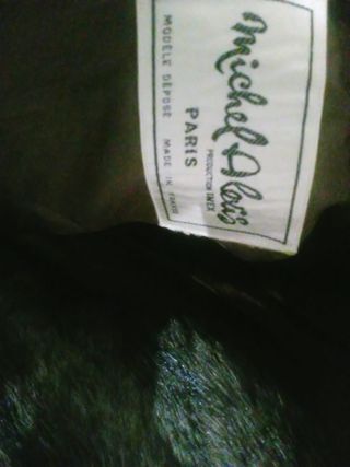 Abrigo vintage pelo