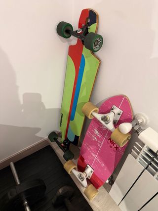 Pesas y 2 Longboards