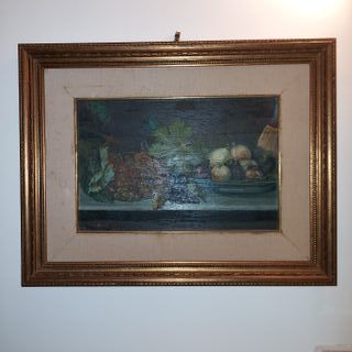 Natura Morta Autunnale Olio su Legno