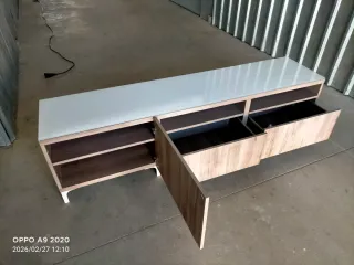 Mueble TV madera y cristal 660552139