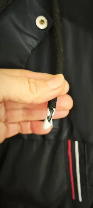 Chaqueta Moncler Negra Talla S/XS Chico