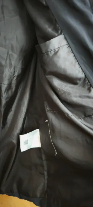 Chaqueta Moncler Negra Talla S/XS Chico