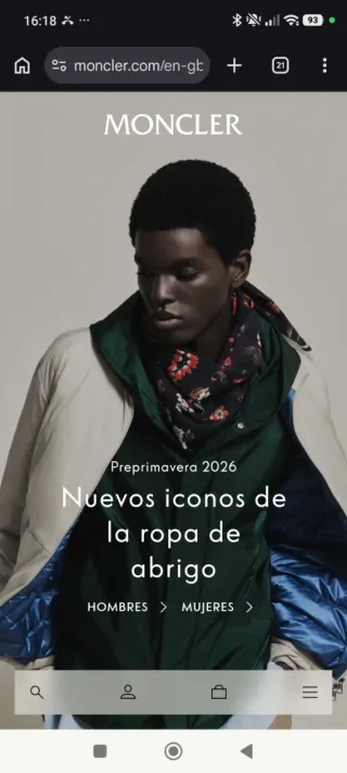 Chaqueta Moncler Negra Talla S/XS Chico