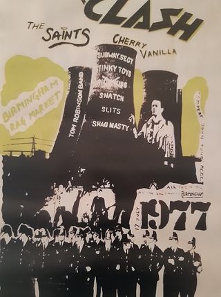 Póster "The Clash - Britain's Burning" (1977)