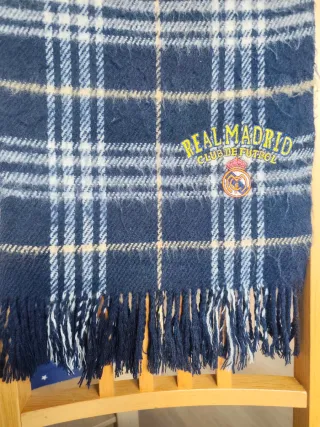 Bufanda Real Madrid Tartán Vintage Años 90