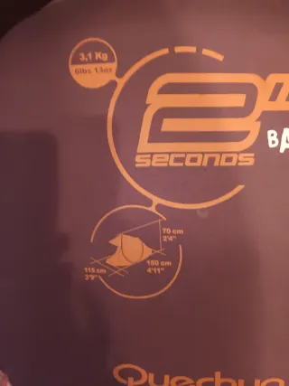 Tienda de campaña Quechua 2 Seconds Baby