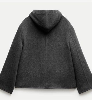 Abrigo corto Zara lana Manteco. Talla M