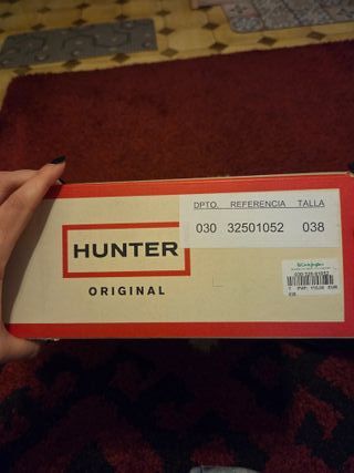 Botas de agua Hunter negras